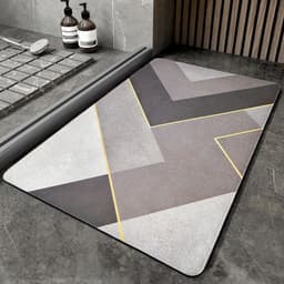 image-Napa Skin Super Absorbent Bath Mat Quick Drying Bathroom Rug Modern Simple Non-slip Floor Carpets Home Oil-proof Kitchen Mat