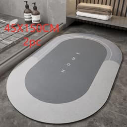 image-Napa Skin Super Absorbent Bath Mat Quick Drying Bathroom Rug Modern Simple Non-slip Floor Carpets Home Oil-proof Kitchen Mat