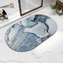 image-Napa Skin Super Absorbent Bath Mat Quick Drying Bathroom Rug Modern Simple Non-slip Floor Carpets Home Oil-proof Kitchen Mat