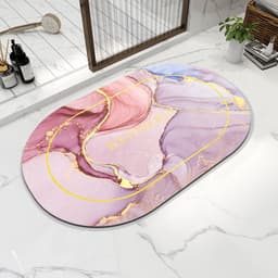 image-Napa Skin Super Absorbent Bath Mat Quick Drying Bathroom Rug Modern Simple Non-slip Floor Carpets Home Oil-proof Kitchen Mat