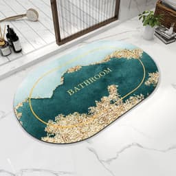 image-Napa Skin Super Absorbent Bath Mat Quick Drying Bathroom Rug Modern Simple Non-slip Floor Carpets Home Oil-proof Kitchen Mat