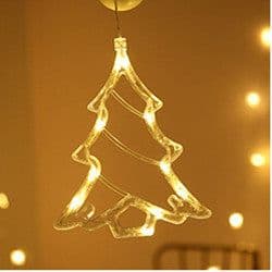 image-Star String Lights LED Christmas Curtain Lights Indoor Bedroom Home Party Decoration Snowman Christmas Tree Holiday Lights