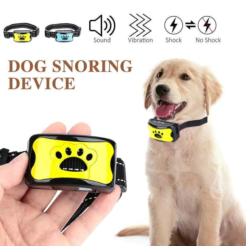 image-Dog Training Collar Waterproof Electric Pet Remote Control Rechargeable Dogs Trainer Bark Arrester With Shock Vibration Sound