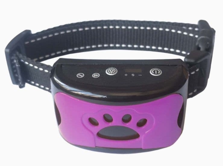 image-Dog Training Collar Waterproof Electric Pet Remote Control Rechargeable Dogs Trainer Bark Arrester With Shock Vibration Sound