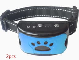 image-Dog Training Collar Waterproof Electric Pet Remote Control Rechargeable Dogs Trainer Bark Arrester With Shock Vibration Sound