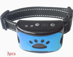 image-Dog Training Collar Waterproof Electric Pet Remote Control Rechargeable Dogs Trainer Bark Arrester With Shock Vibration Sound