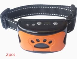 image-Dog Training Collar Waterproof Electric Pet Remote Control Rechargeable Dogs Trainer Bark Arrester With Shock Vibration Sound