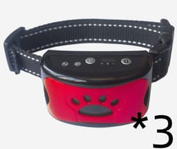 image-Dog Training Collar Waterproof Electric Pet Remote Control Rechargeable Dogs Trainer Bark Arrester With Shock Vibration Sound