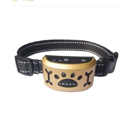 image-Dog Training Collar Waterproof Electric Pet Remote Control Rechargeable Dogs Trainer Bark Arrester With Shock Vibration Sound