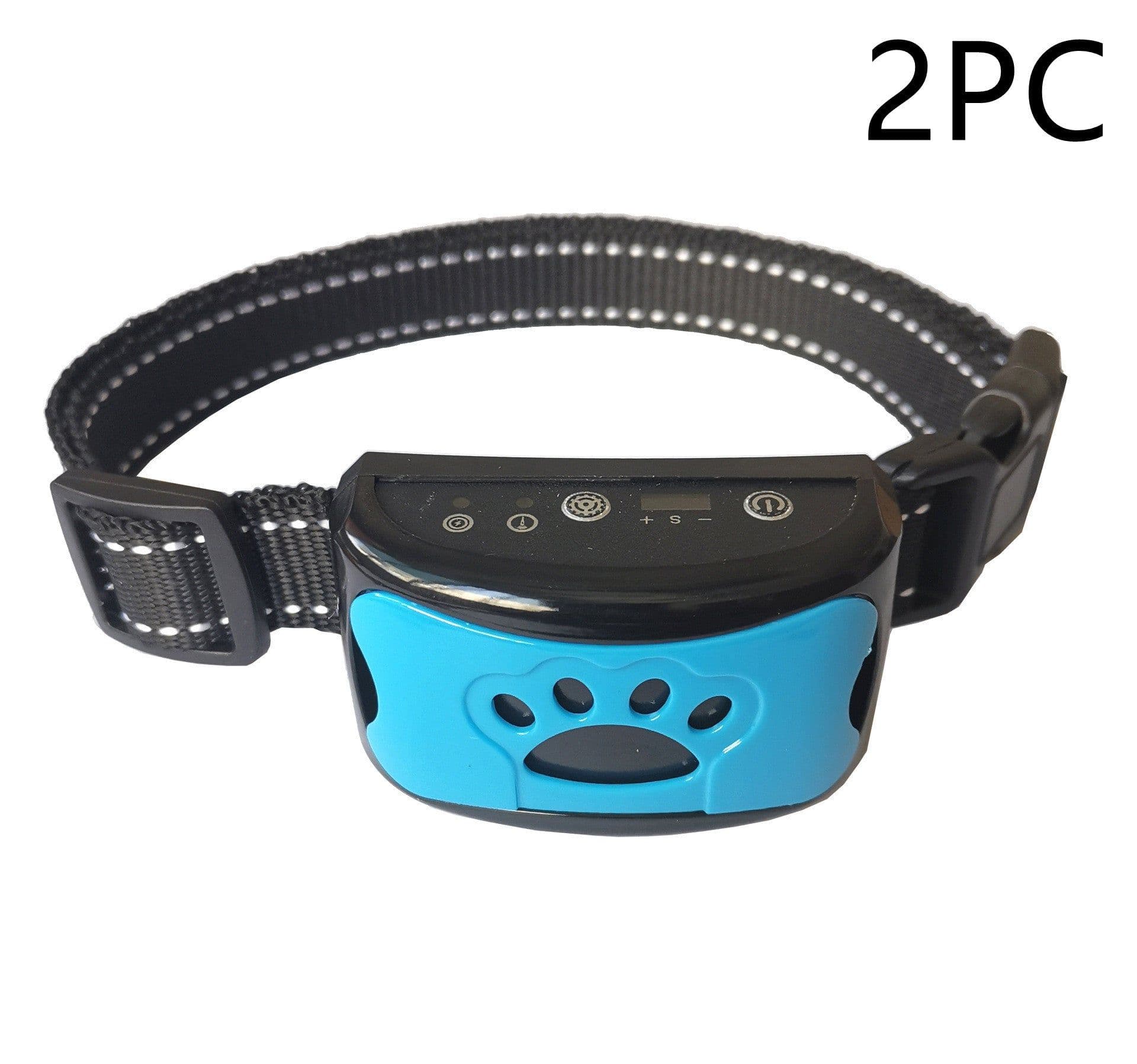 image-Dog Training Collar Waterproof Electric Pet Remote Control Rechargeable Dogs Trainer Bark Arrester With Shock Vibration Sound