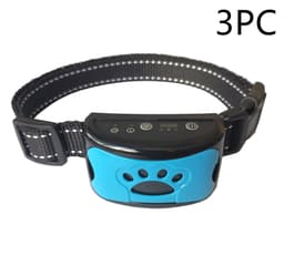 image-Dog Training Collar Waterproof Electric Pet Remote Control Rechargeable Dogs Trainer Bark Arrester With Shock Vibration Sound