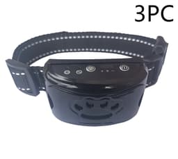 image-Dog Training Collar Waterproof Electric Pet Remote Control Rechargeable Dogs Trainer Bark Arrester With Shock Vibration Sound