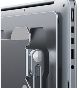 image-Adjustable Laptop Stand Portable Computer Stand Aluminum Alloy Laptop Riser Compatible Laptop Stand Holder