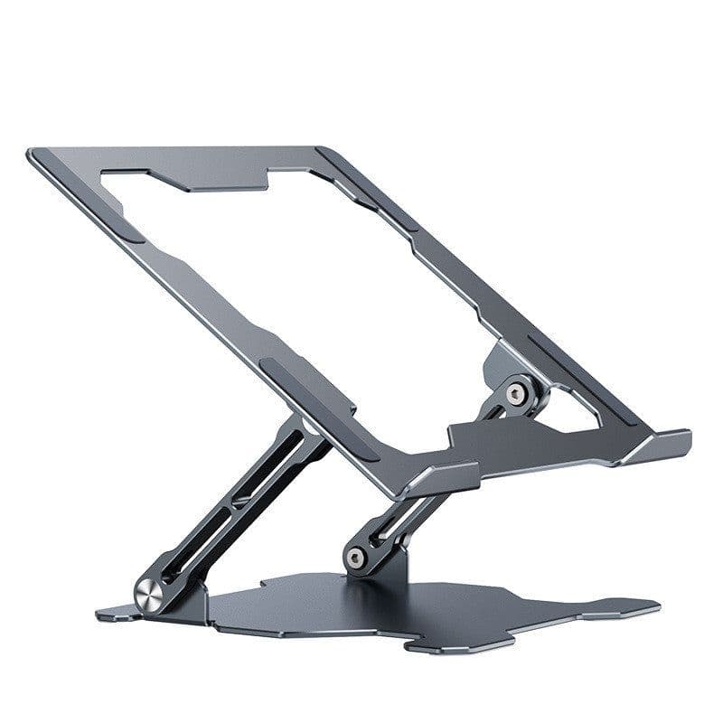 image-Adjustable Laptop Stand Portable Computer Stand Aluminum Alloy Laptop Riser Compatible Laptop Stand Holder