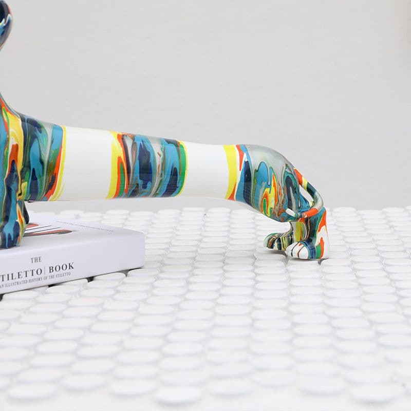 image-Color Resin Crafts Animal Cartoon Dachshund Dog