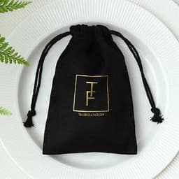 image-Flannel Jewelry Packaging Drawstring Drawstring Pocket Mobile Power Earphone Storage Bag