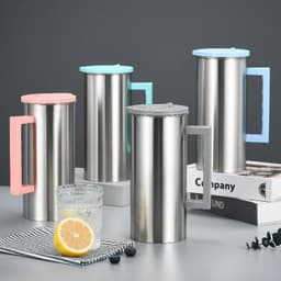 image-Plastic Cover Household Stainless Steel Kettle Large Capacity Kettle