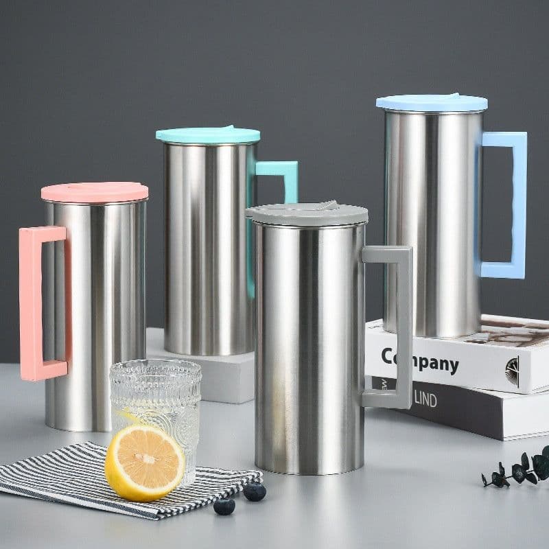 image-Plastic Cover Household Stainless Steel Kettle Large Capacity Kettle