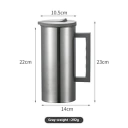 image-Plastic Cover Household Stainless Steel Kettle Large Capacity Kettle