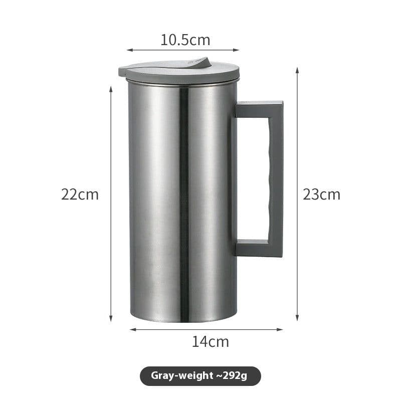 image-Plastic Cover Household Stainless Steel Kettle Large Capacity Kettle