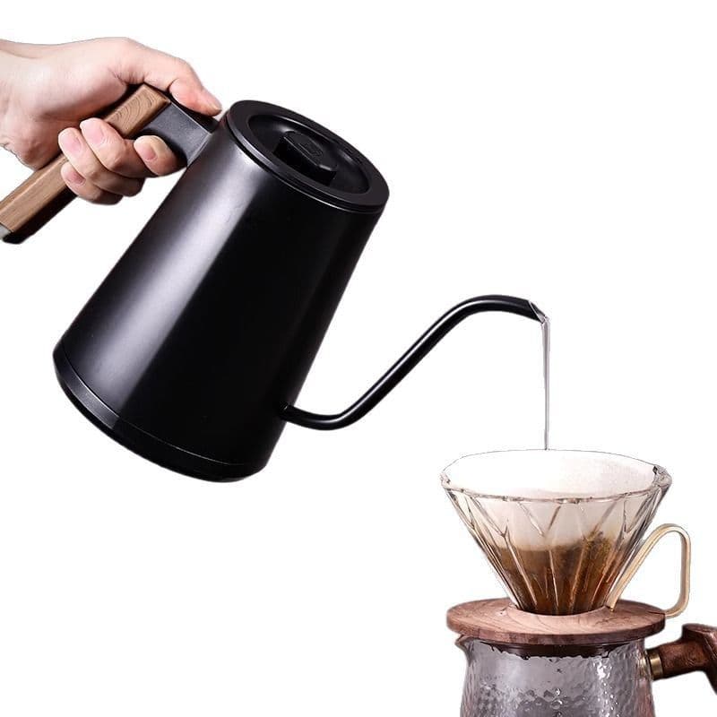 image-Smart Pour-Over Kettle Temperature-Controlled Coffee Kettle Stainless Steel Kettle Insulated Kettle