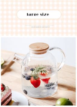 image-Cold Kettle Nordic Transparent Kettle Teapot Cool White Kettle