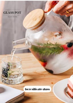 image-Cold Kettle Nordic Transparent Kettle Teapot Cool White Kettle