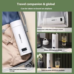 image-Office Travel Electric Heating Water Cup Fahrenheit Temperature Kettle