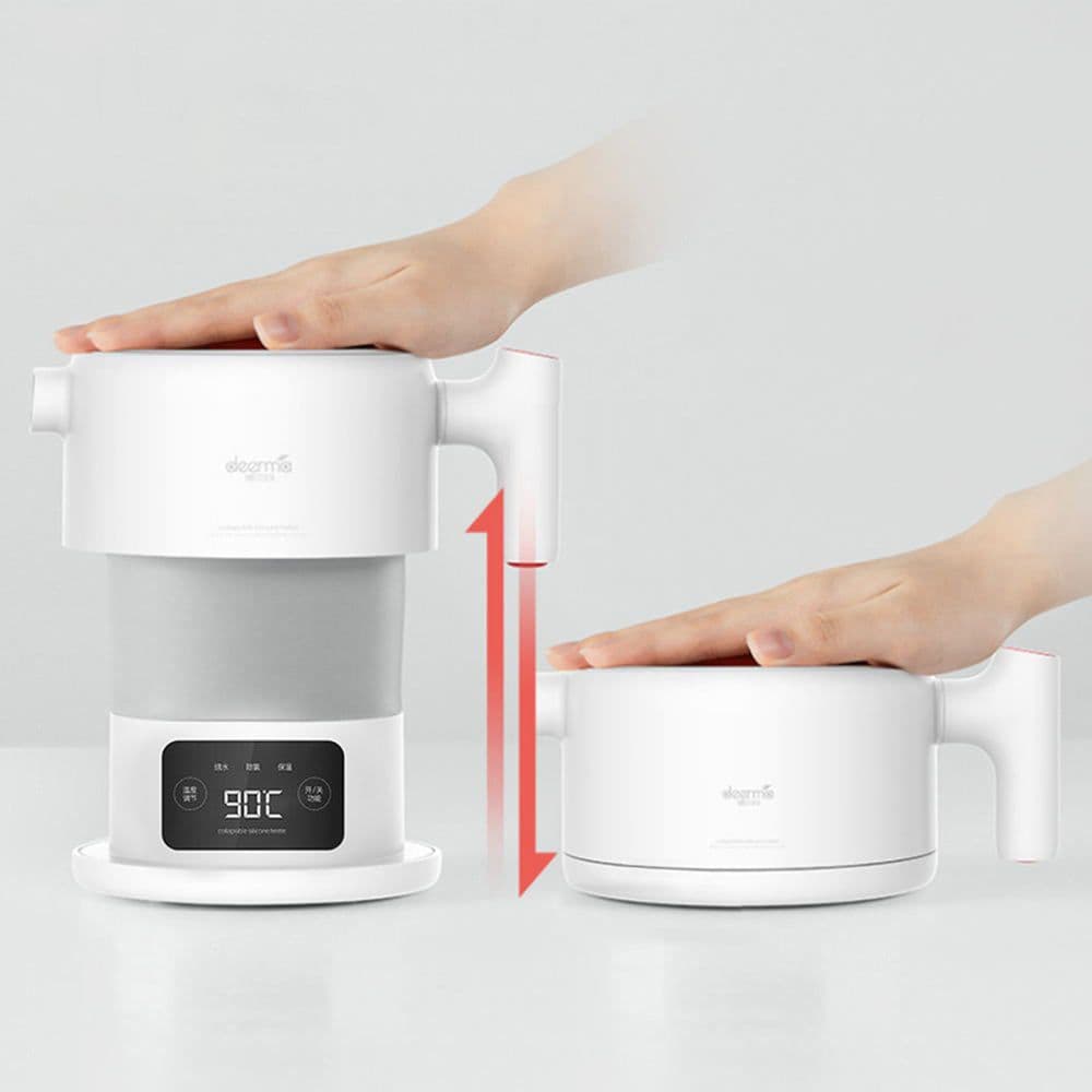 image-Portable Folding Kettle With Thermal Insulation And Electric Heating