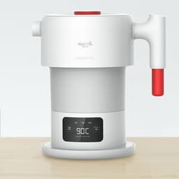 image-Portable Folding Kettle With Thermal Insulation And Electric Heating