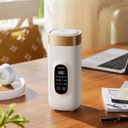 image-Portable Electric Heating Stainless Steel Insulated Hot Water Kettle