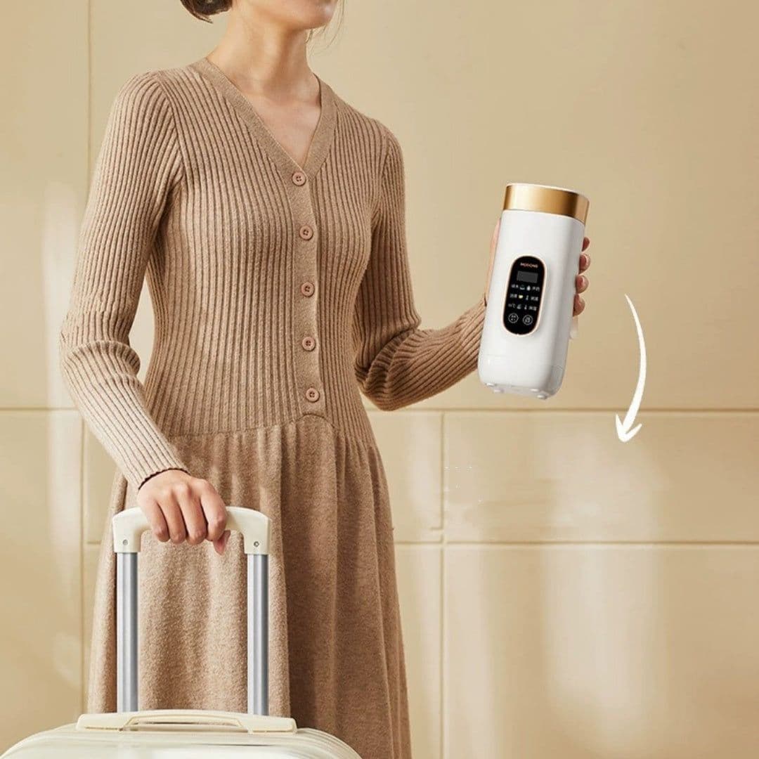 image-Portable Electric Heating Stainless Steel Insulated Hot Water Kettle