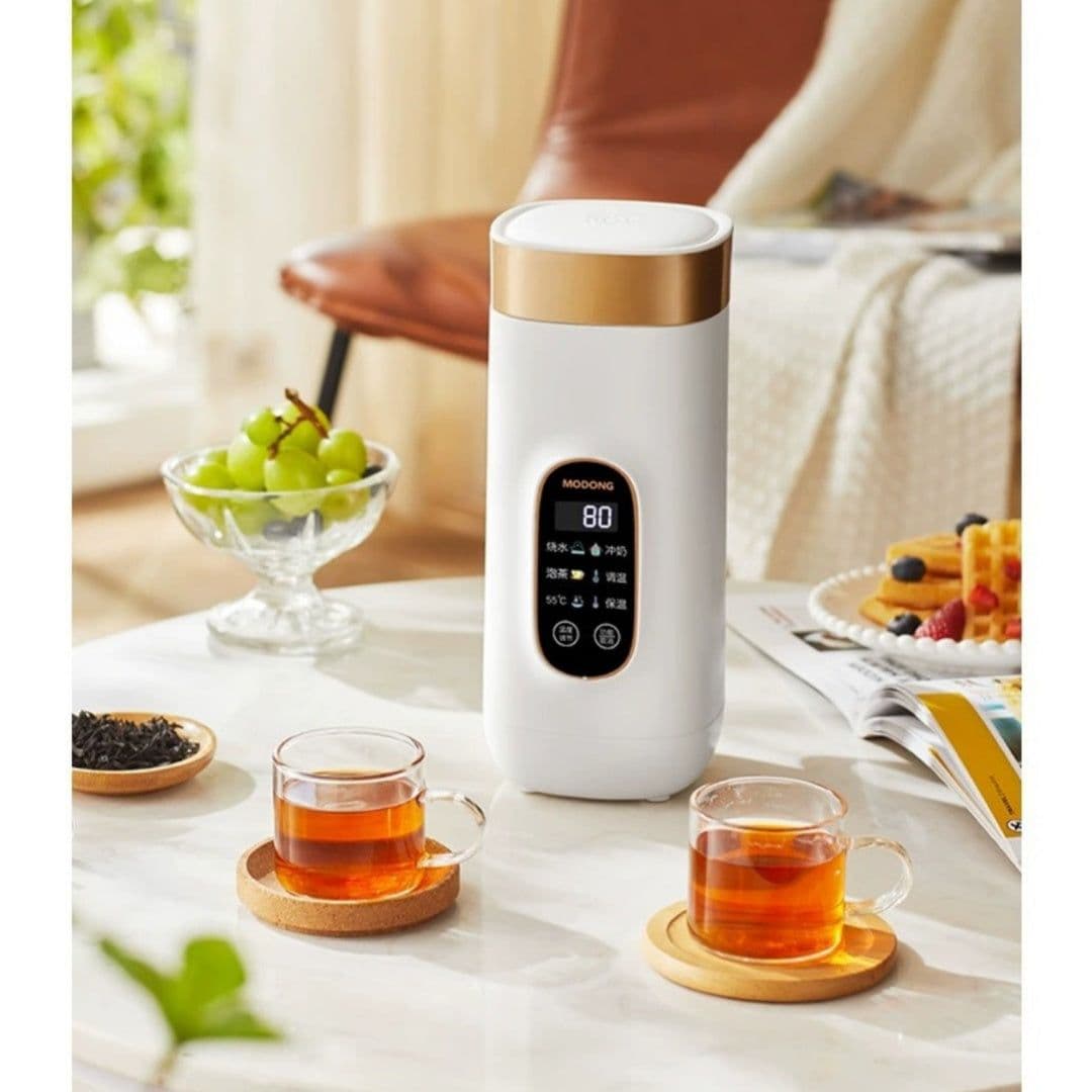image-Portable Electric Heating Stainless Steel Insulated Hot Water Kettle