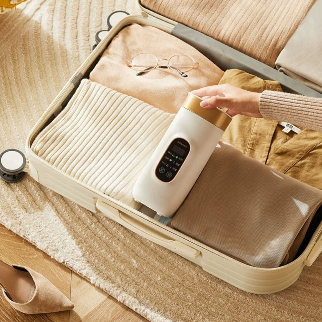 image-Portable Electric Heating Stainless Steel Insulated Hot Water Kettle