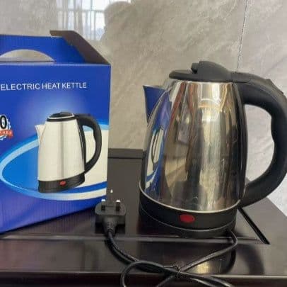 image-Stainless Steel Electric Kettle With A Steel Lid