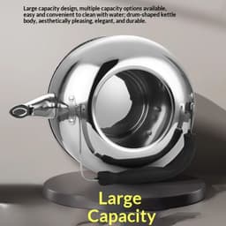 image-Stainless Steel Electric Kettle With Automatic Power-off