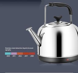 image-Stainless Steel Electric Kettle With Automatic Power-off