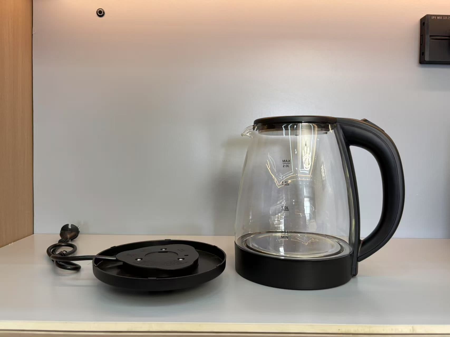 image-Electric Kettle Gao Peng Glass Pot 2L Capacity