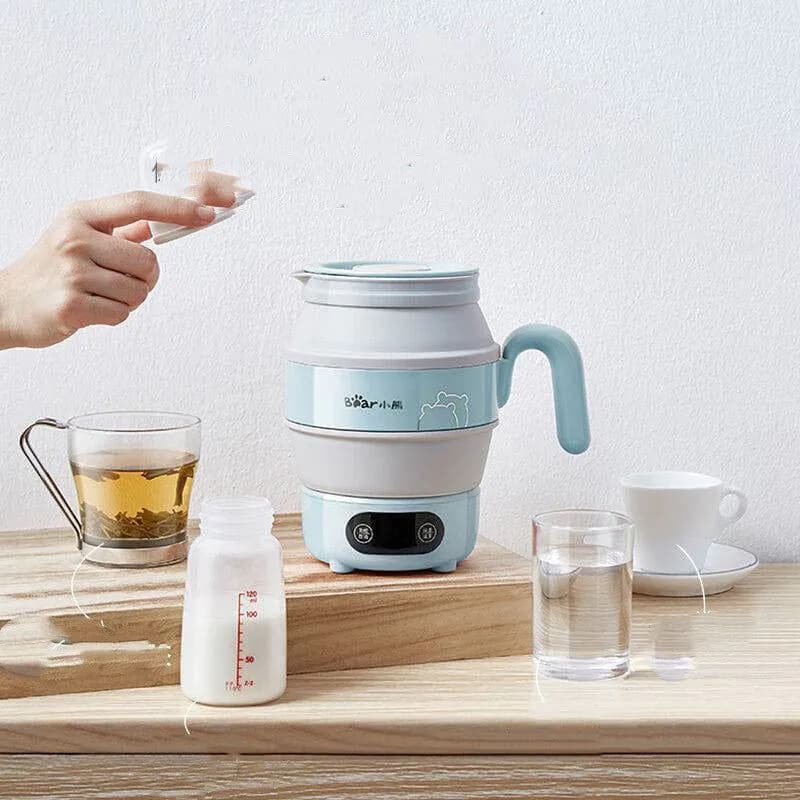 image-Little Bear Folding Kettle Small Portable Electric Travel