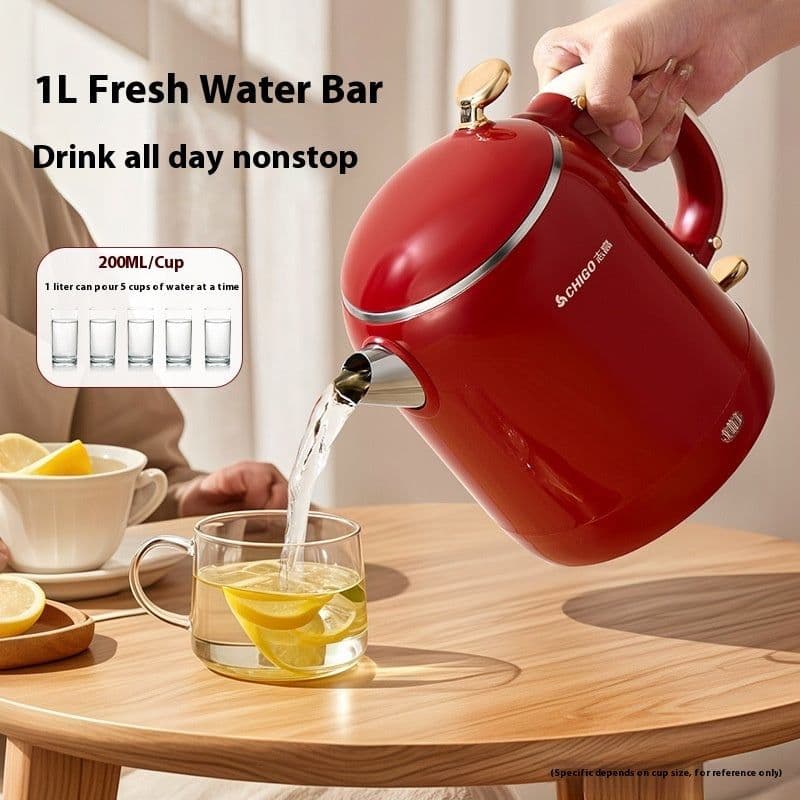 image-Portable Electric Kettle Heat Preservation Travel Mini