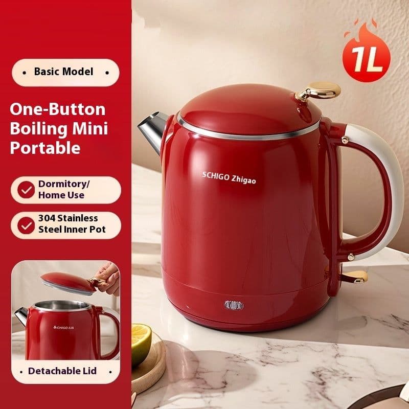 image-Portable Electric Kettle Heat Preservation Travel Mini