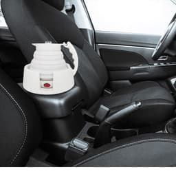 image-Car Folding Electric Heating Kettle Car Kettle Kettle Water Heater 12V Car Portable