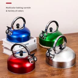 image-Stainless Steel Kettle Sound Flat Pot Household Kettle