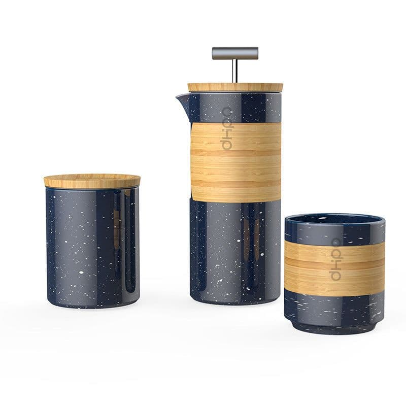 image-Simple And Portable Travel Ceramic Pressure Pot, Hand Coffee Pot, Tea Maker, Coffee Appliance