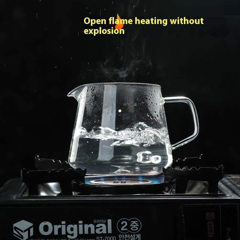 image-Heat-resistant Glass Coffee Maker Household Milk Scaled Cup