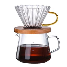 image-Heat-resistant Glass Coffee Maker Household Milk Scaled Cup