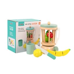 image-Wooden Children's Kitchen Toy Imitation Coffee Maker Playhouse Set
