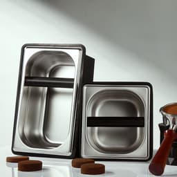 image-Recessed Bar Coffee Maker Accessories Stainless Steel Slag Bucket