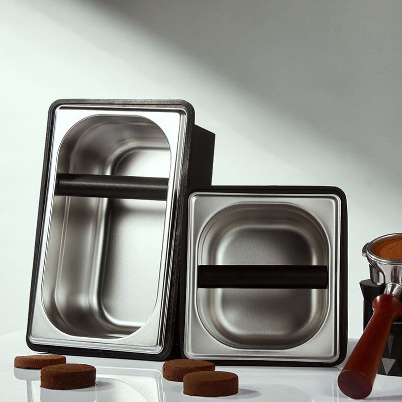 image-Recessed Bar Coffee Maker Accessories Stainless Steel Slag Bucket
