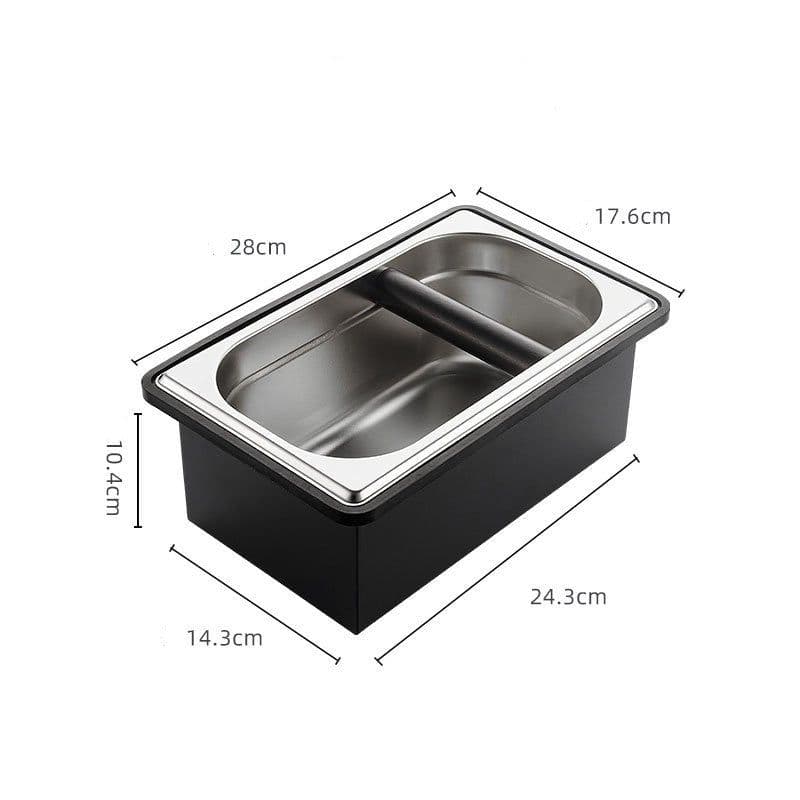 image-Recessed Bar Coffee Maker Accessories Stainless Steel Slag Bucket
